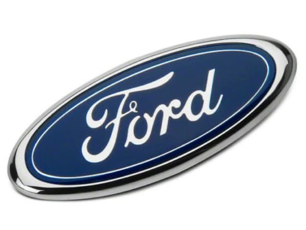 Dark Blue Ford Rear Boot Badge Emblem For Mondeo 115mm x 60mm