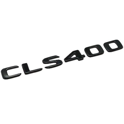 Gloss Black CLS400 Car Letter Number Rear Boot Badge Emblem For Mercedes Benz
