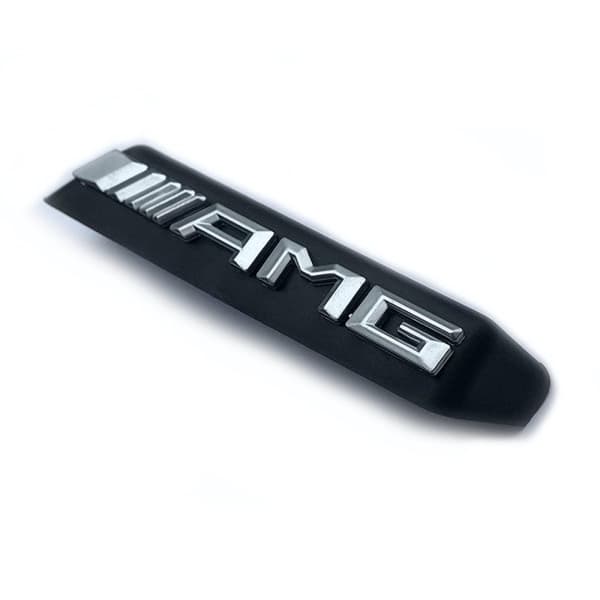 Black/Chrome Mercedes Benz Grill Front Grill Bonnet Badge Emblem Boot For AMG Models