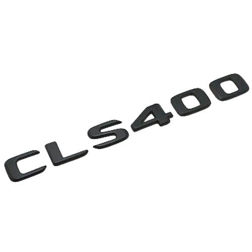 Matt Black CLS400 Car Letter Number Rear Boot Badge Emblem For Mercedes Benz