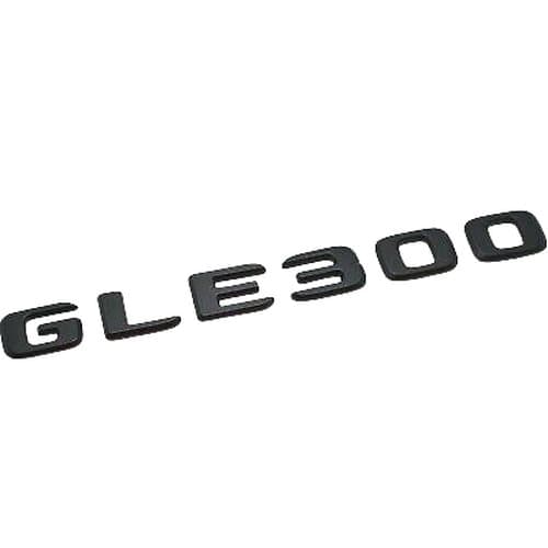Matt Black GLE300 Car Letter Number Rear Boot Badge Emblem For Mercedes Benz