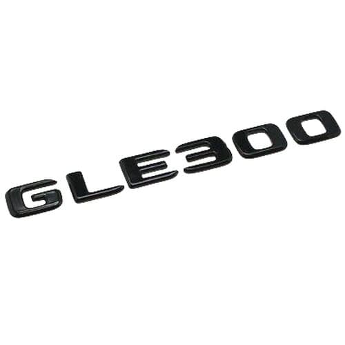 Gloss Black GLE300 Car Letter Number Rear Boot Badge Emblem For Mercedes Benz