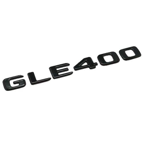 Gloss Black GLE400 Car Letter Number Rear Boot Badge Emblem For Mercedes Benz