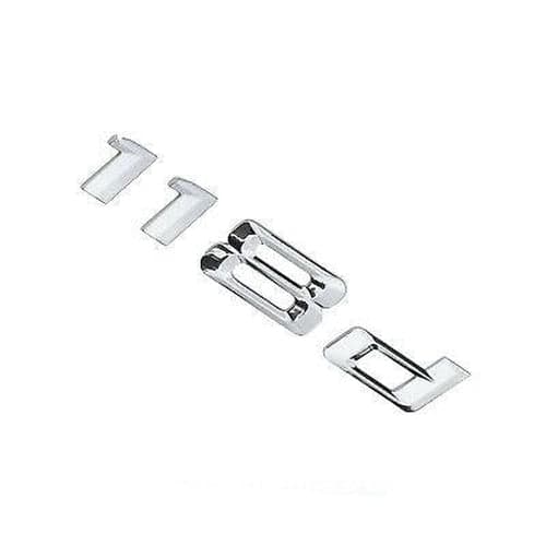 BMW 118d Rear Lettering For Lid Trunk, Badge, Emblem, 1 Series, Chrome