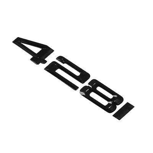 BMW 428i Rear Lettering For Lid Trunk, Badge, Emblem, 4 Series, Gloss Black