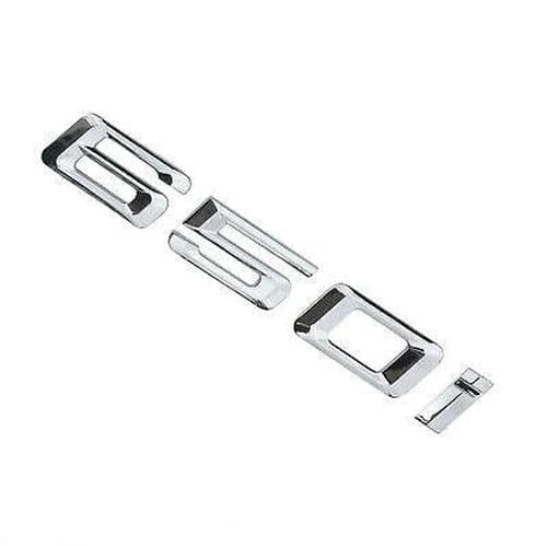 BMW 650i Rear Lettering For Lid Trunk, Badge, Emblem, 6 Series, Chrome