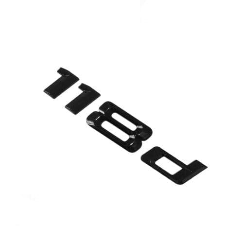BMW 118d Rear Lettering For Lid Trunk, Badge, Emblem, 1 Series, Gloss Black