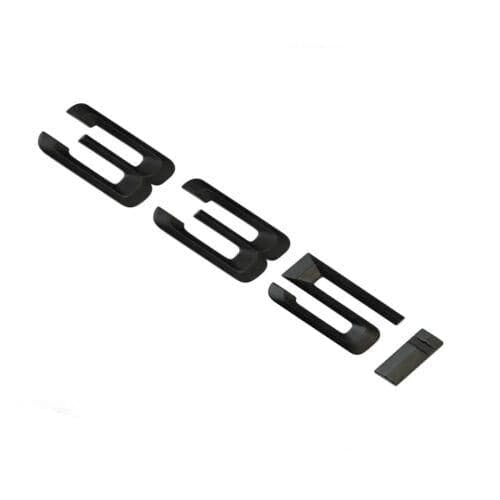 BMW 335i Rear Lettering For Lid Trunk, Badge, Emblem, 3 Series, Matt Black