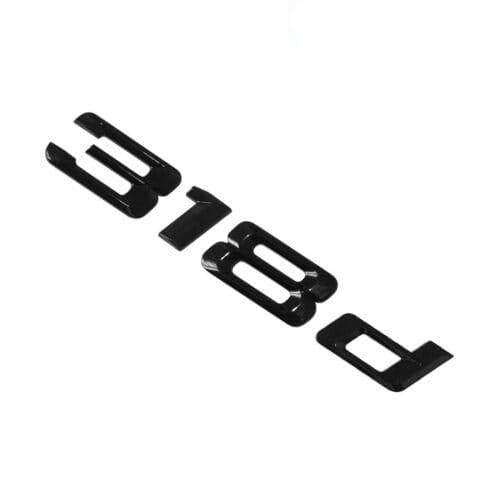 BMW 318d Rear Lettering For Lid Trunk, Badge, Emblem, 3 Series, Gloss Black