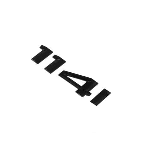 BMW 114i Rear Lettering For Lid Trunk, Badge, Emblem, 1 Series, Gloss Black