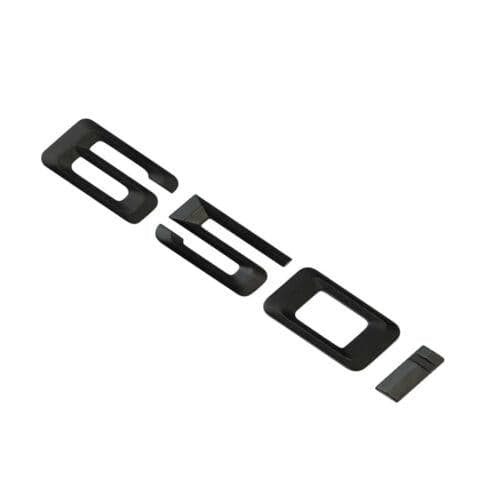 BMW 650i Rear Lettering For Lid Trunk, Badge, Emblem, 6 Series, Matt Black