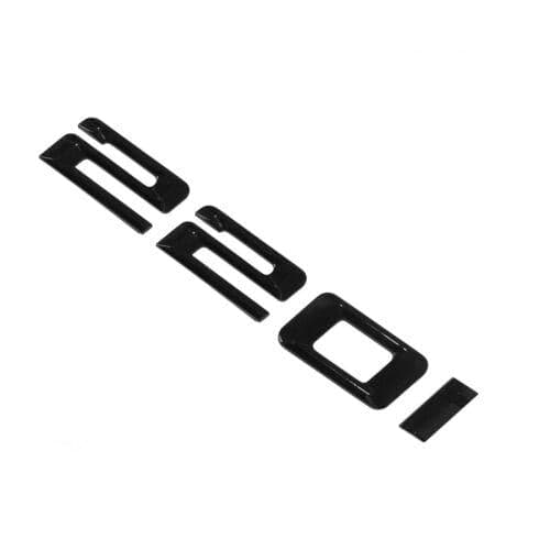 BMW 220i Rear Lettering For Lid Trunk, Badge, Emblem, 2 Series, Gloss Black