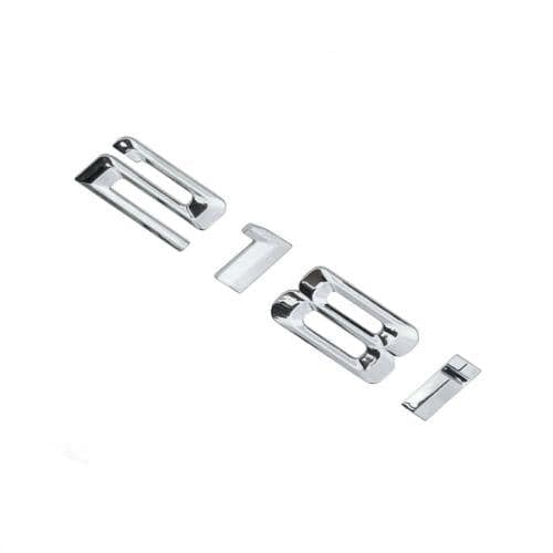BMW 218i Rear Lettering For Lid Trunk, Badge, Emblem, 2 Series, Chrome