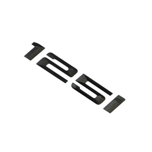 BMW 125i Rear Lettering For Lid Trunk, Badge, Emblem, 1 Series, Matt Black