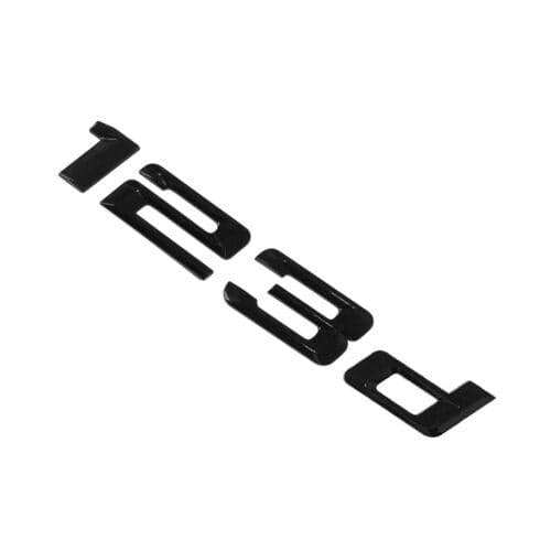BMW 123d Rear Lettering For Lid Trunk, Badge, Emblem, 1 Series, Gloss Black
