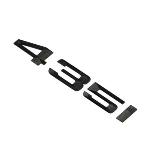 BMW 435i Rear Lettering For Lid Trunk, Badge, Emblem, 4 Series, Matt Black