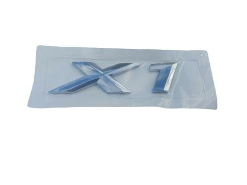 BMW X1 Rear Lettering For Lid Trunk, Badge, Emblem, Xdrive Series, Chrome