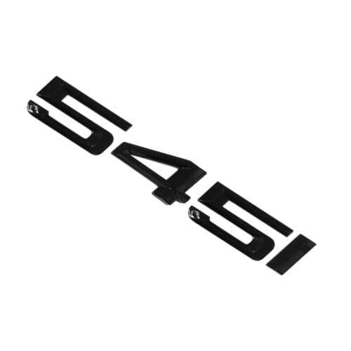 BMW 545i Rear Lettering For Lid Trunk, Badge, Emblem, 5 Series, Gloss Black