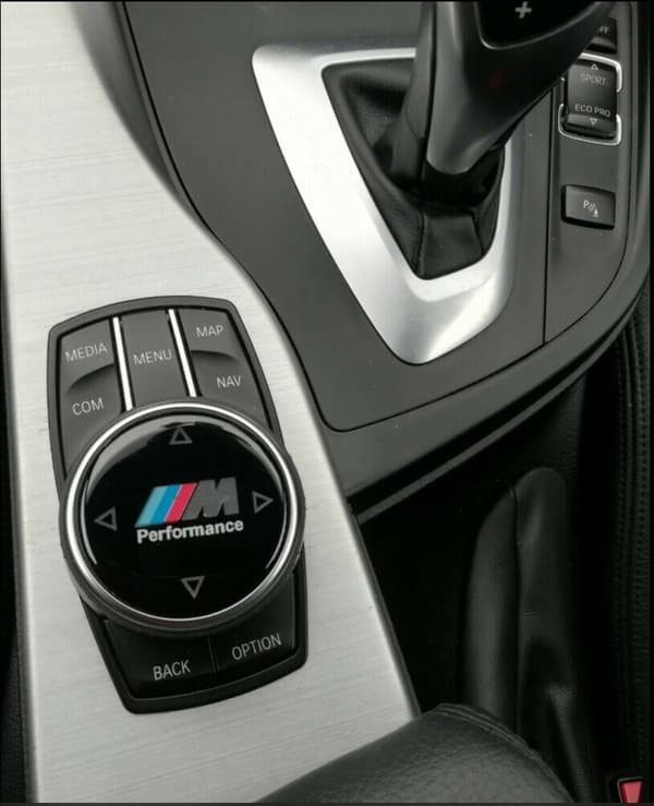 BMW M Performance I-drive Control Badge 1 2 3 4 SERIES F20 F21 F30 F31 F32 F36