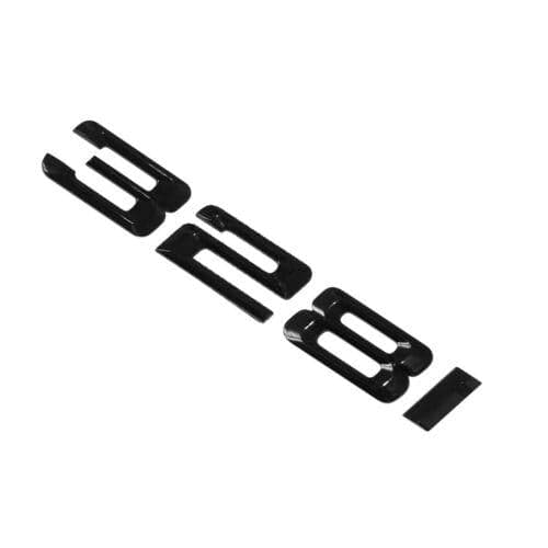 BMW 328i Rear Lettering For Lid Trunk, Badge, Emblem, 3 Series, Gloss Black