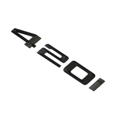 BMW 420i Rear Lettering For Lid Trunk, Badge, Emblem, 4 Series, Matt Black