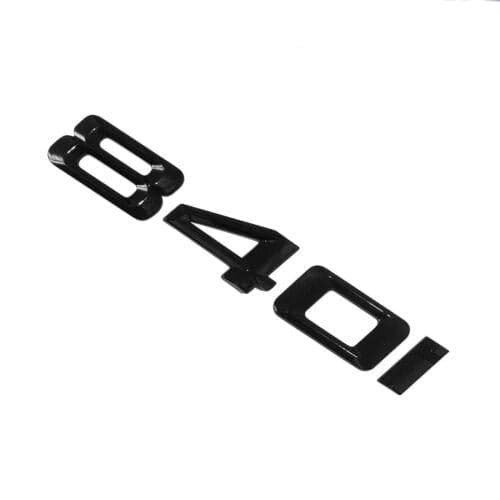 BMW 840i Rear Lettering For Lid Trunk, Badge, Emblem, 8 Series, Gloss Black