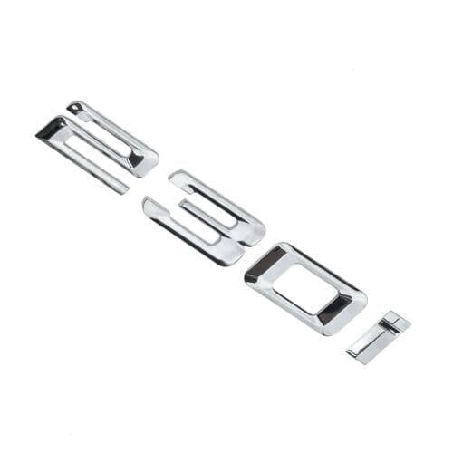 BMW 230i Rear Lettering For Lid Trunk, Badge, Emblem, 2 Series, Chrome