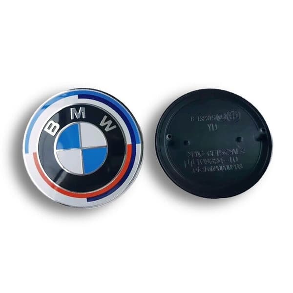 BMW 50th Anniversary 74mm Front Bonnet Badge Emblem