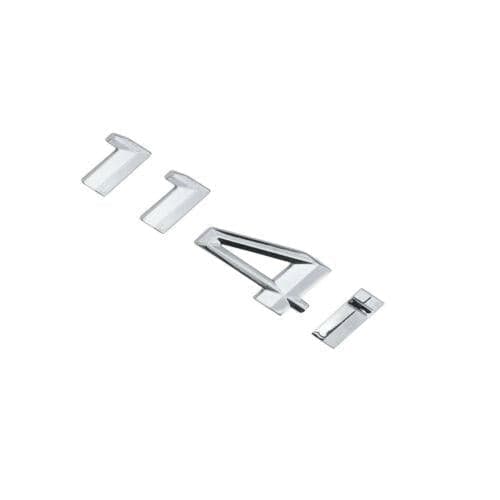 BMW 114i Rear Lettering For Lid Trunk, Badge, Emblem, 1 Series, Chrome