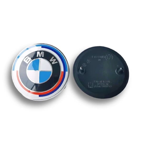 BMW 50th Anniversary 82mm Rear Boot Lid Badge Emblem