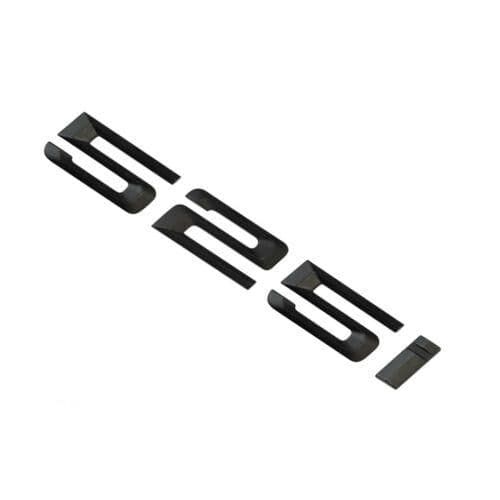 BMW 525i Rear Lettering For Lid Trunk, Badge, Emblem, 5 Series, Matt Black
