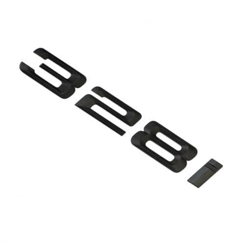 BMW 328i Rear Lettering For Lid Trunk, Badge, Emblem, 3 Series, Matt Black