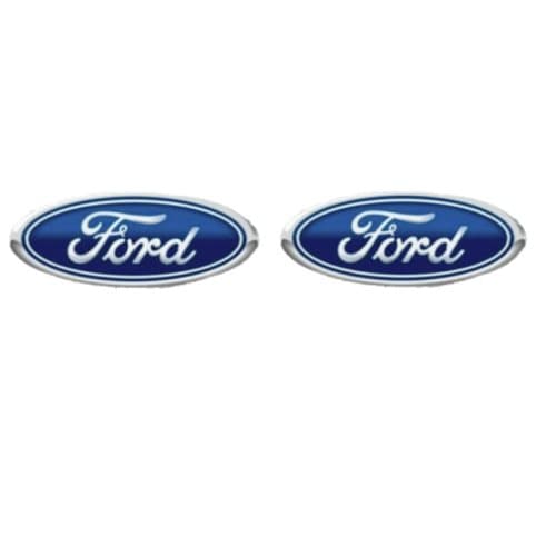 2 x Ford Key Fob Badge Sticker Logo Emblem 20.7mm
