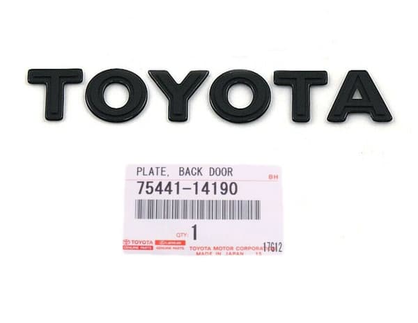 Rear Black ‘Toyota’ Emblem Badge Fits Toyota Supra MK4 JZA80 75441-14190