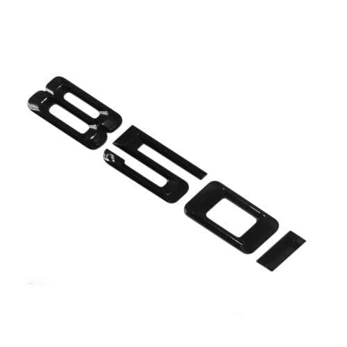 BMW 850i Rear Lettering For Lid Trunk, Badge, Emblem, 8 Series, Gloss Black