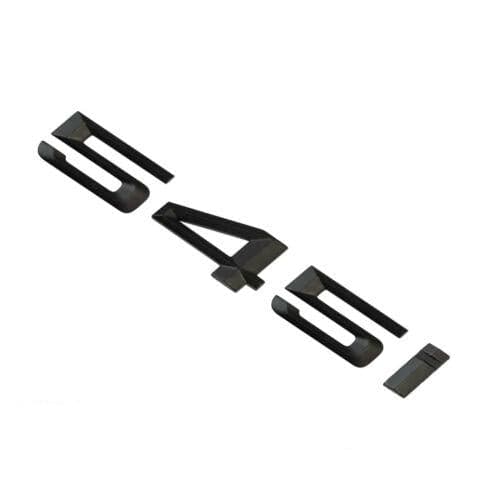 BMW 545i Rear Lettering For Lid Trunk, Badge, Emblem, 5 Series, Matt Black