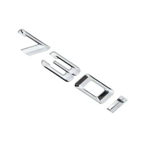 BMW 730i Rear Lettering For Lid Trunk, Badge, Emblem, 7 Series, Chrome