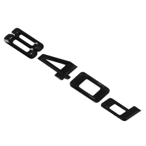 BMW 840d Rear Lettering For Lid Trunk, Badge, Emblem, 8 Series, Gloss Black