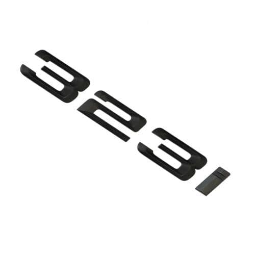 BMW 323i Rear Lettering For Lid Trunk, Badge, Emblem, 3 Series, Matt Black