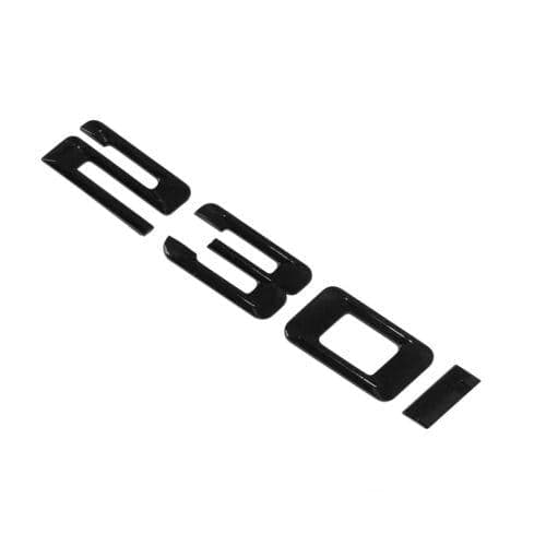 BMW 230i Rear Lettering For Lid Trunk, Badge, Emblem, 2 Series, Gloss Black