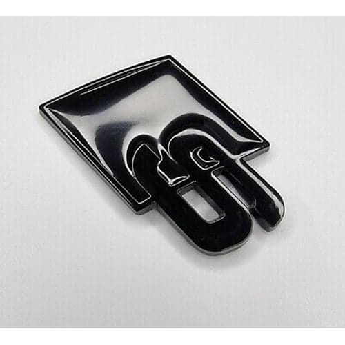 1x Gloss black Audi Sline S-Line S Badge Emblem Badge Boot Rear