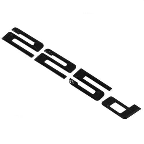 BMW 225d Rear Lettering For Lid Trunk, Badge, Emblem, 2 Series, Gloss Black