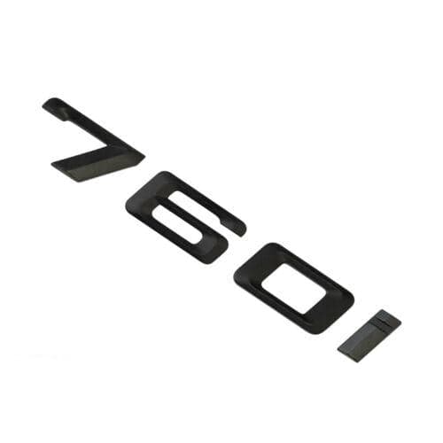 BMW 760i Rear Lettering For Lid Trunk, Badge, Emblem, 7 Series, Matt Black