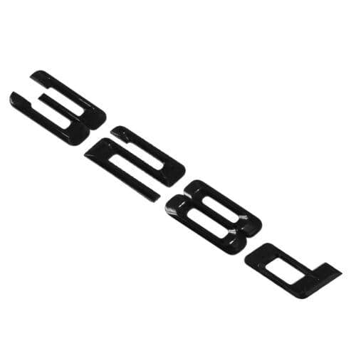 BMW 328d Rear Lettering For Lid Trunk, Badge, Emblem, 3 Series, Gloss Black
