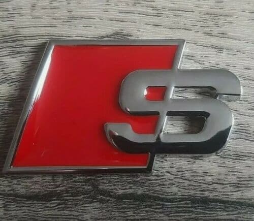S-Line Audi Sports Metal S Boot Badge A3 A4 S3 A6 A8 S S4 S8 RS3 RS4 TOP QUALITY
