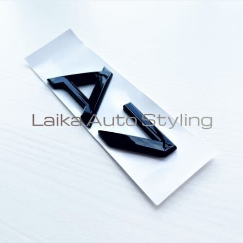 Audi A7 Rear Boot Trunk Lettering Badge Emblem Gloss Black OEM Size
