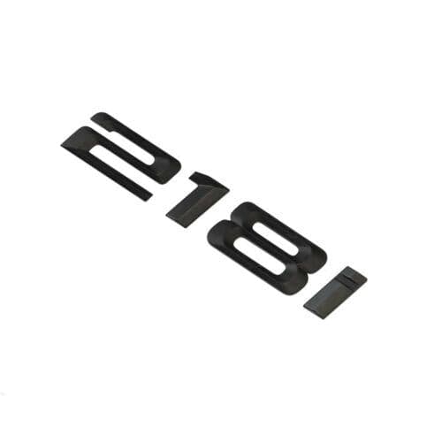 BMW 218i Rear Lettering For Lid Trunk, Badge, Emblem, 2 Series, Matt Black