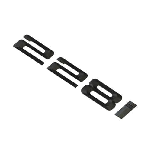BMW 228i Rear Lettering For Lid Trunk, Badge, Emblem, 2 Series, Matt Black