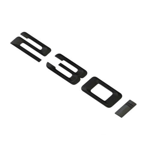 BMW 230i Rear Lettering For Lid Trunk, Badge, Emblem, 2 Series, Matt Black