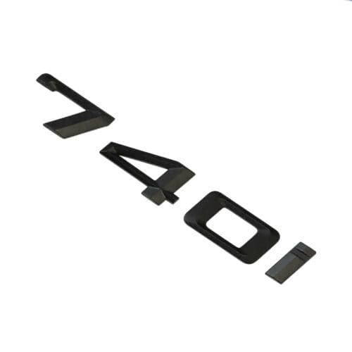BMW 740i Rear Lettering For Lid Trunk, Badge, Emblem, 7 Series, Matt Black
